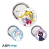 Sailor Moon - Sailor Moon, Luna & Artemis - Zestaw przypinek